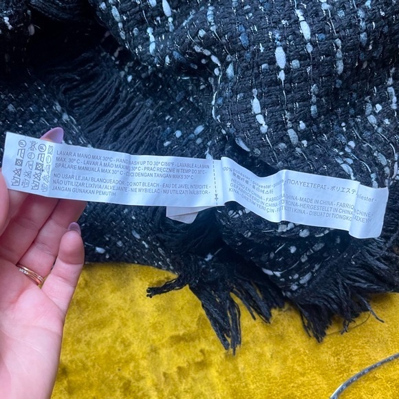 Zara SZ XS Black and White Tweed Dress! - Picture 8 of 15